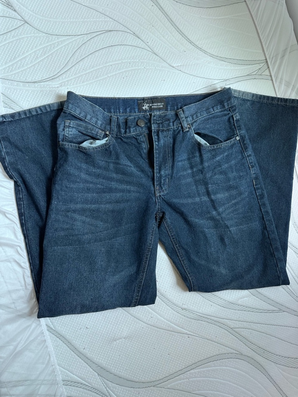 Beverly Hills Polo Club Men’s Dark Blue Straight Jeans